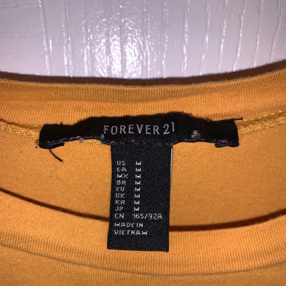 Dark yellow (semi-orange) top - Picture 3 of 3